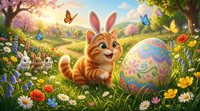 Spring Collection - Easter (Pixar) style portrait