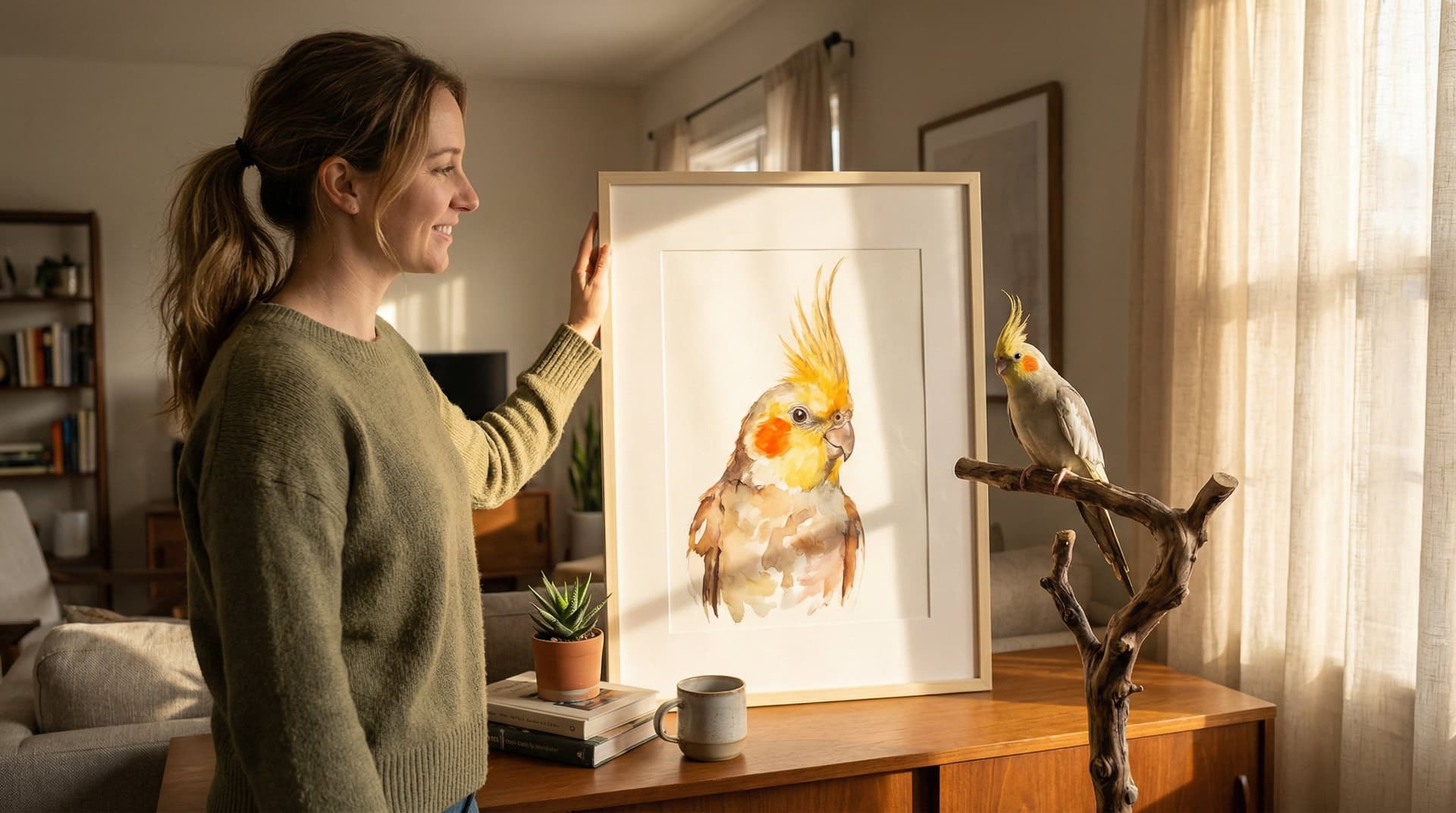 Custom Bird Painting From Photo – How to Turn Your Feathered Friend Into Stunning Wall Art